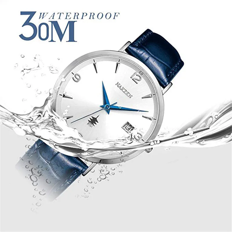 NAKZEN Classic Wrist Watch Brand Luxury Quartz Men Watches Waterproof Clock Male Casual Sport Cool Watch Gift Relogio Masculino