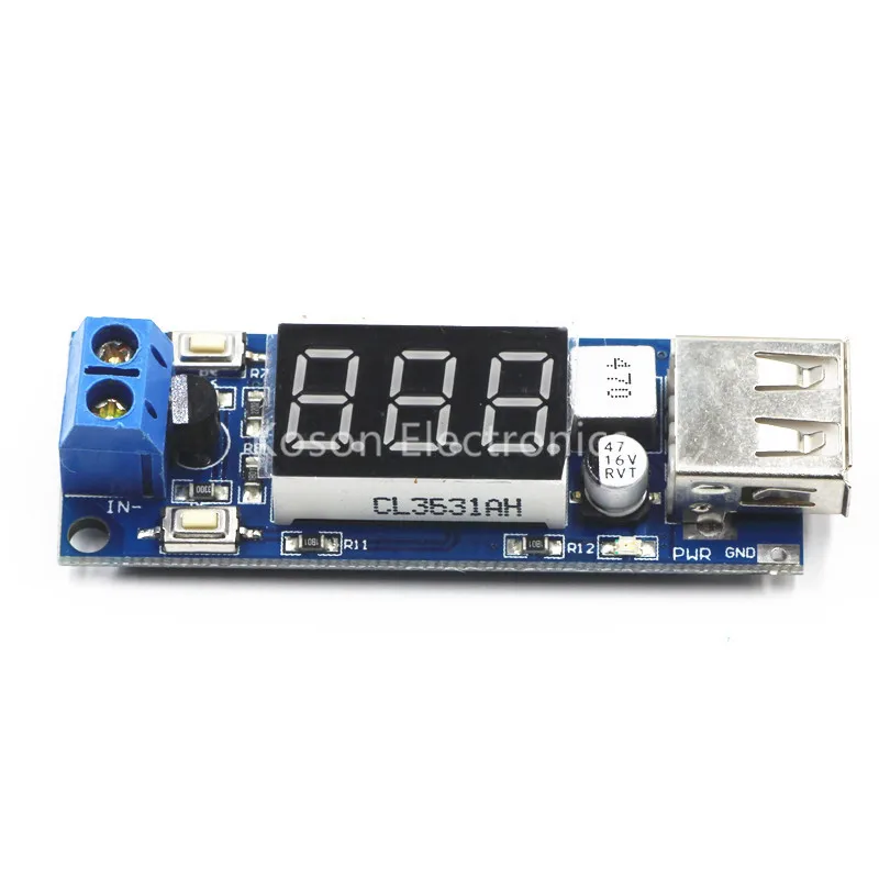 5 V Step понижающий модульный светодиодный экран с usb зарядным устройством для