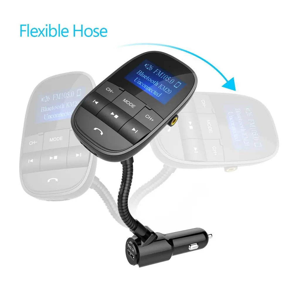 Nulaxy KM20 FM передатчик Bluetooth fm модулятор Hands Free Car Kit MP3 плееры с USB Автомобильное