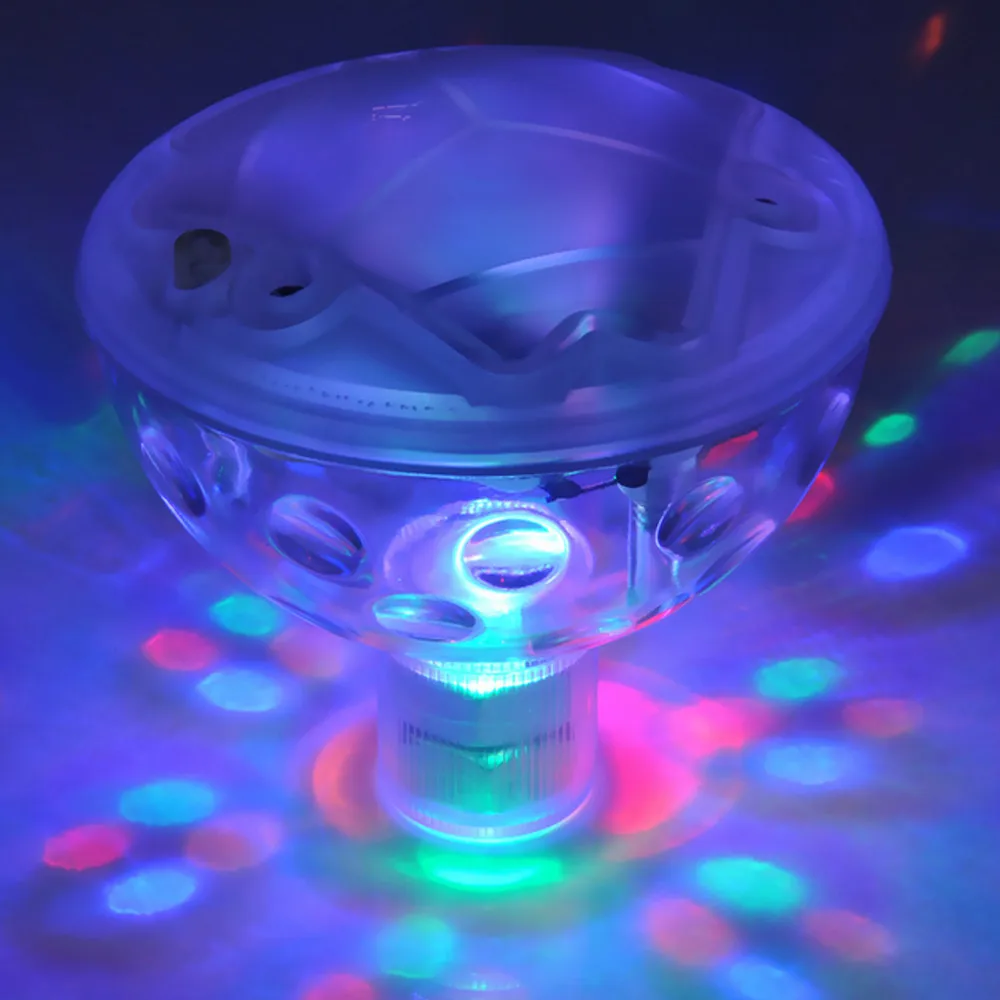5 режимов цвета водонепроницаемый плавающий для ванной плавающий подводный светодиодный диско-свет светящийся показ плавание ming Бассейн горячая ванна светильник для спа Dec14