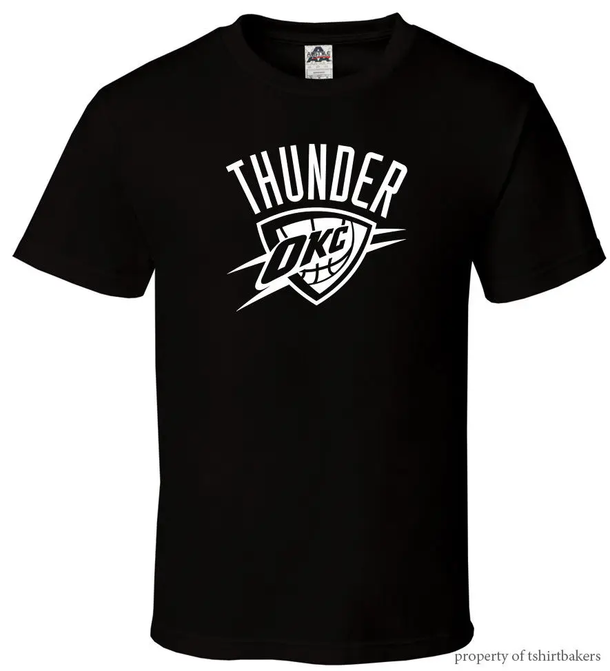 Okc-черная футболка Fan Oklahoma City Russell Thunder все размеры топы модная классическая
