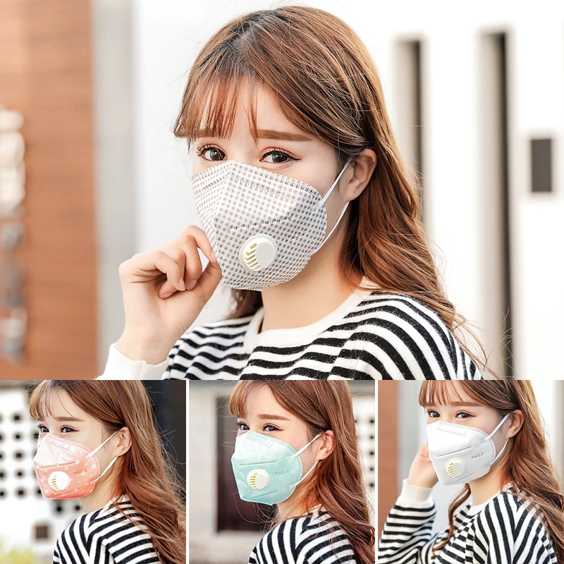 

PM2.5 Anti-Fog Anti Dust Flu Face Mouth Warm Masks Healthy Air Filter Dustproof Antivirus Antibacterial Protective Mask