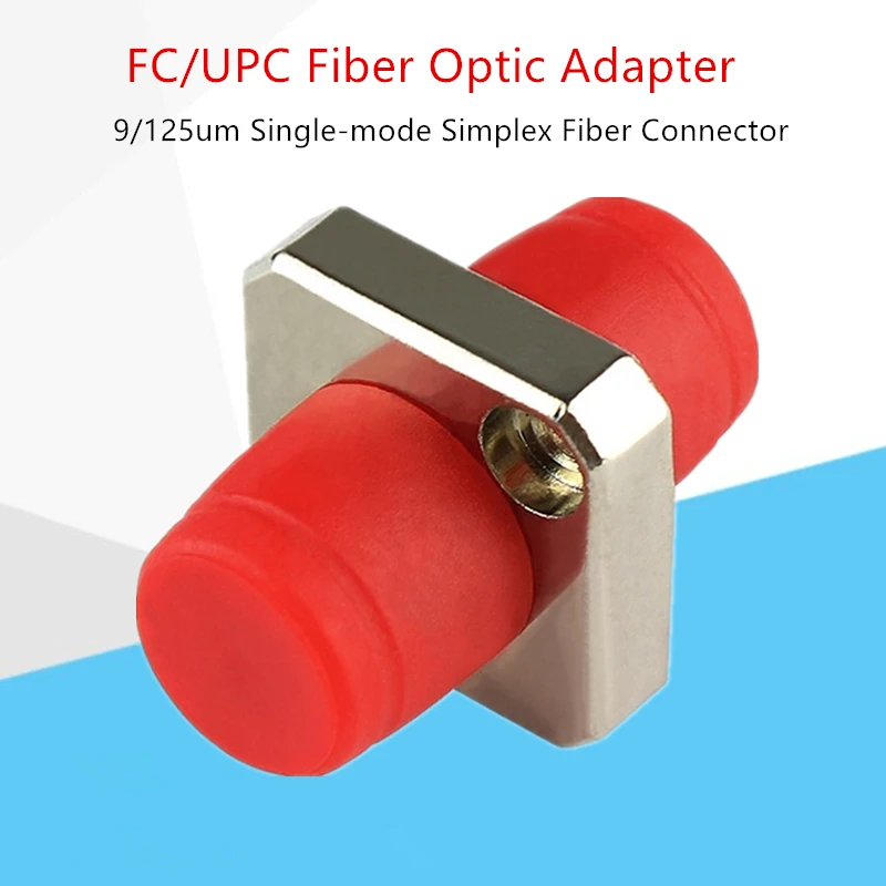 

10pieces/lot FTTH Fiber Optic Adaptor FC/UPC Single-mode Simplex Fiber flange FC/Female-FC/Female UPC Connector