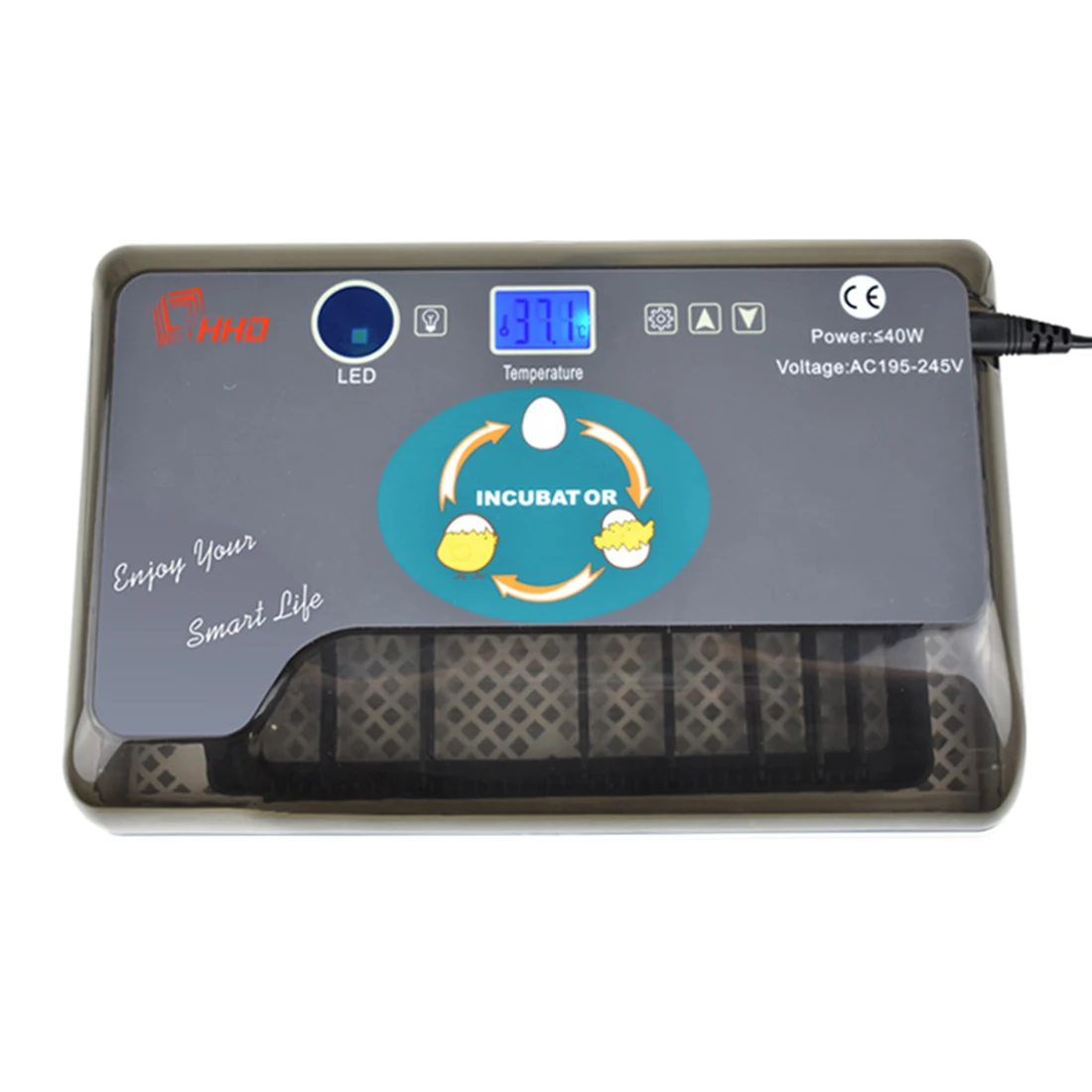 

Newest Poultry Incubator Automatic Temperature Digital Eggs Incubator Eggs Best Farm Hatchery Machine For 12Pcs Eggs - EU Plug