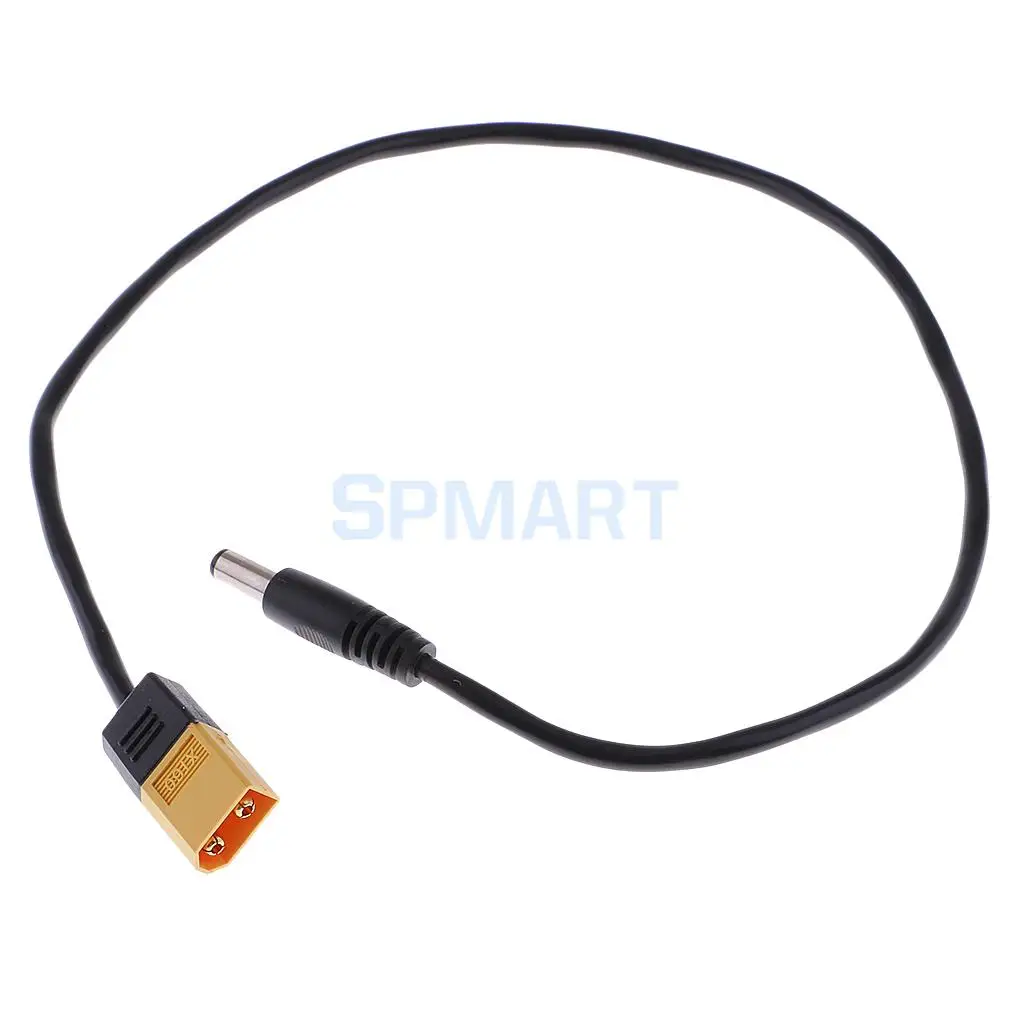 

XT60 Male Bullet Connector to Male DC 5.5mm x 2.5mm DC5525 Power Cable for TS100 Soldering Iron