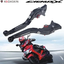 KODASKIN Складные Выдвижные тормозные рычаги сцепления для YAMAHA CYGNUSX CYGNUS-X мотоцикла