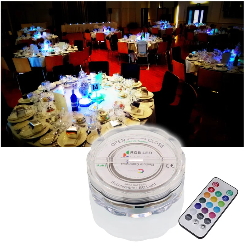 

LED Underwater Light Remove with Control IR Radiation Low Consumption PS IP68 Submarine RGB Pool Lamp Waterproof