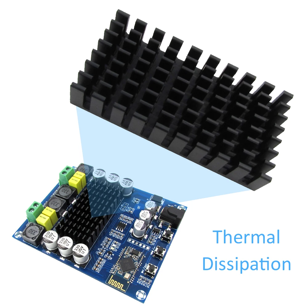 XH M548 BT двухканальный 120 Вт TPA3116D2 Core Digital Audio Power практичный усилитель платы