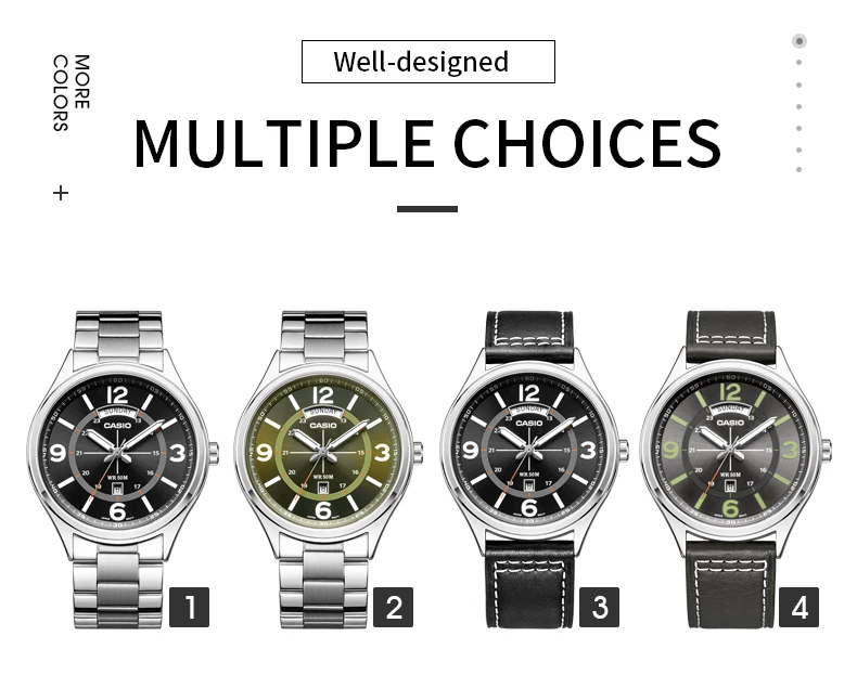 Casio Часы Топ бренд кварцевые золотые наручные часы мужские модные повседневные оригинальные часы Relogio Masculino MTP-E129 кожаный ремень