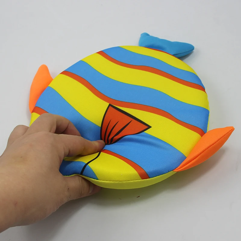 Outdoor fitness tool flying disk soft beach throw and catch flying disc