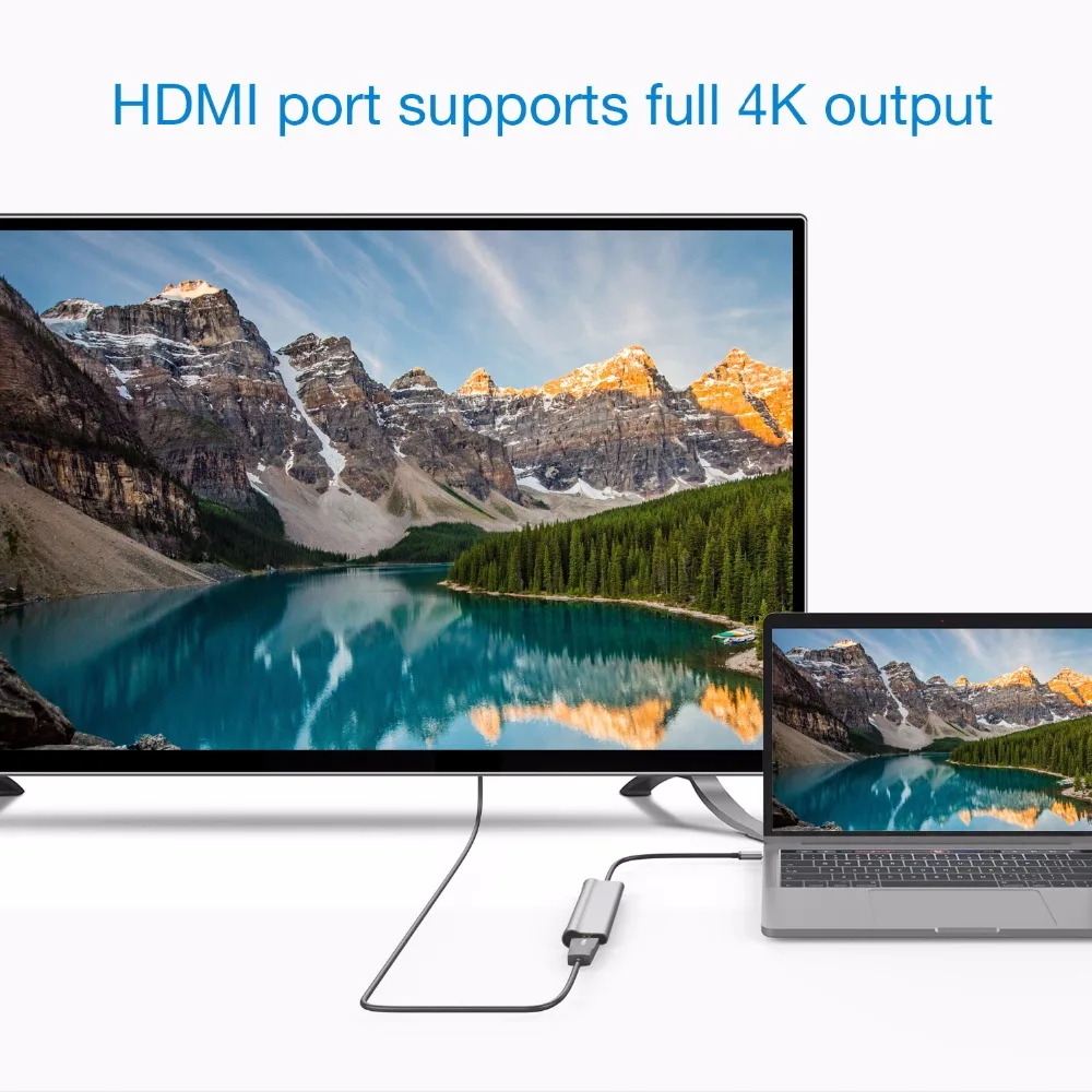 Док станция YUNCLOUD для ноутбука USB C к 3 0/HDMI/Кардридер/PD Зарядка MacBook Samsung Galaxy S9/S8 Huawei