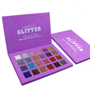 

24 Colors Diamond Metallic Eye Shadow Palette Shiny Eyeshadow Cosmetics