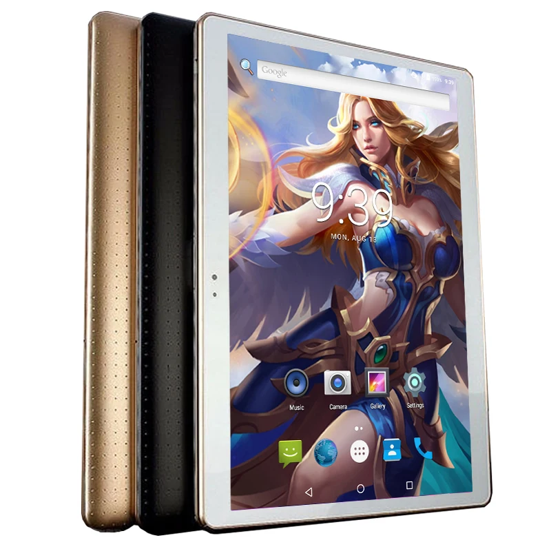 

2018 Newest 10 inch Android 7.0 Tablet PC 4GB RAM 32GB ROM 1280*800 IPS 5.0MP Octa Core 3G WCDMA 4G LTE Dual SIM Cards+Keyboards