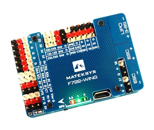 

Matek System F722-WING Flight Controller STM32F722RET6 Built-in OSD for FPV RC drone DIY Fixed Wing Models quadcopter Spare Part