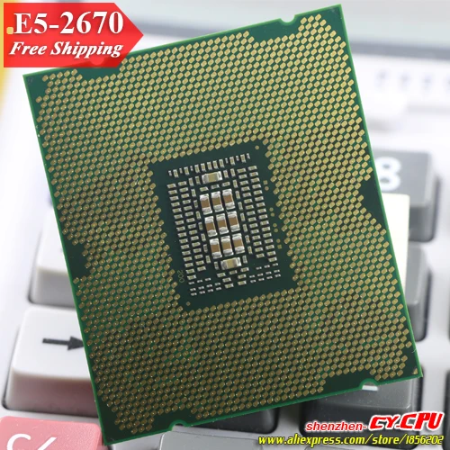 Intel ЦП Xeon E5-2670 C2 SROKX Процессор 2,6 ГГц LGA 2011 20 МБ L3 Кэш 8 CORE 115 Вт Процессор поштучно e5 2670