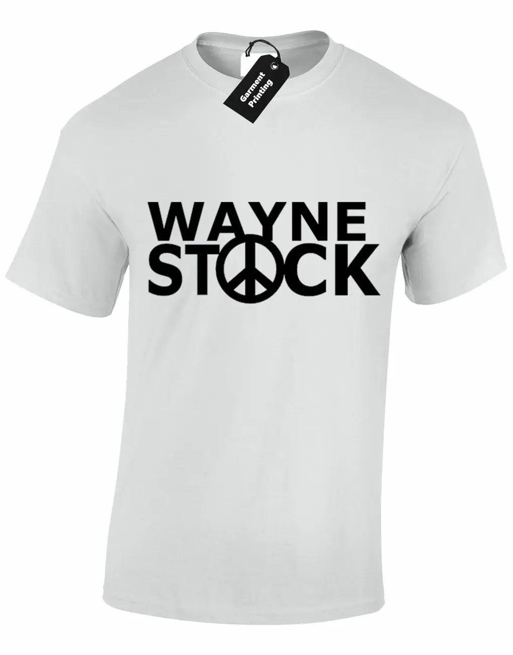 WAYNE Стоковая Мужская футболка WAYNES WORLD FESTIVAL MUSIC HIPSTER TUMBLR PEACE Новинка | одежда