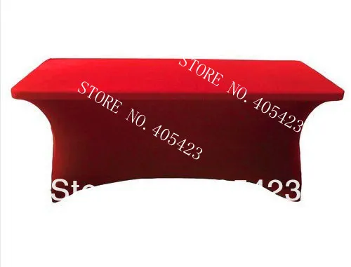 5pcs Lot 6ft Premium Quality Spandex Lycra Fitted Table Cover