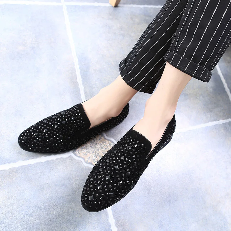 Italiano Genuino A Negro Marca La Oxfords Cuero 45 Para Zapatos Mano 37 Moda Conducción Lujo Hombre Hecho De Pisos Los Casuales Hombres Mocasines pgxqqv4w