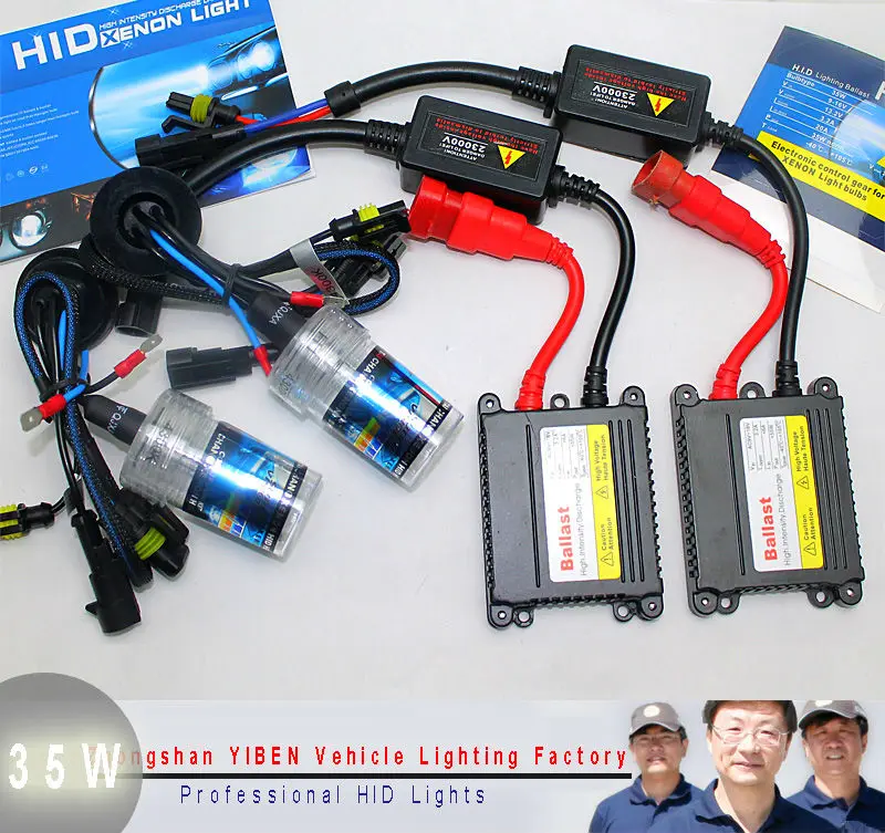 Hot!! Slim ballasts Kit h1 H4 H7 Xenon Light 4300K 5000K 6000K 12v 35w