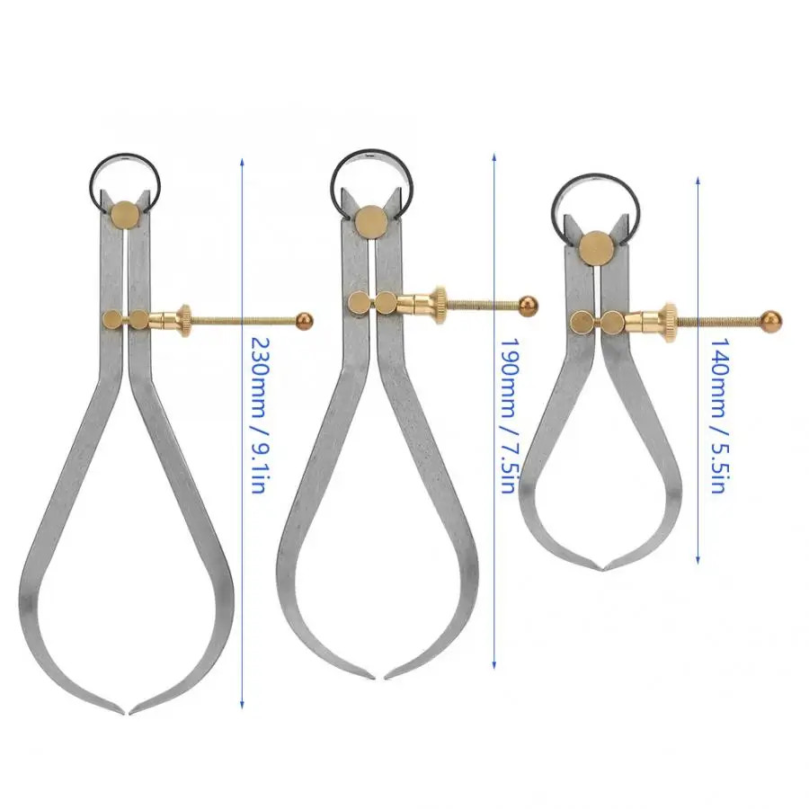 Калибр цифровой Бумеранг ноги наружный пружинный кронциркуль с медным фитингом маркировочный датчик углеродистая сталь пружинный кронциркуль s
