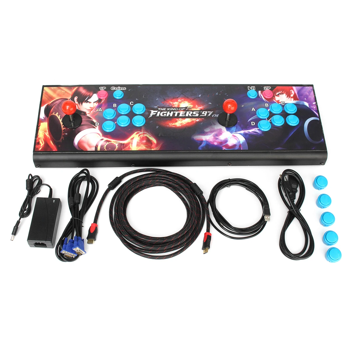 

Box 4s Double Stick Arcade Console 815 In 1 VGA HD Video Games Jamma PCB Arcade Machine Joystick For Home Party/KTV/Bar Or Gift