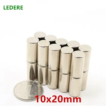 

20PCS 10mmx20mm Strong Round Magnets Dia 10x20 Neodymium Magnet Rare Earth Magnet 10*20 Magnet 10x20mm 10X20