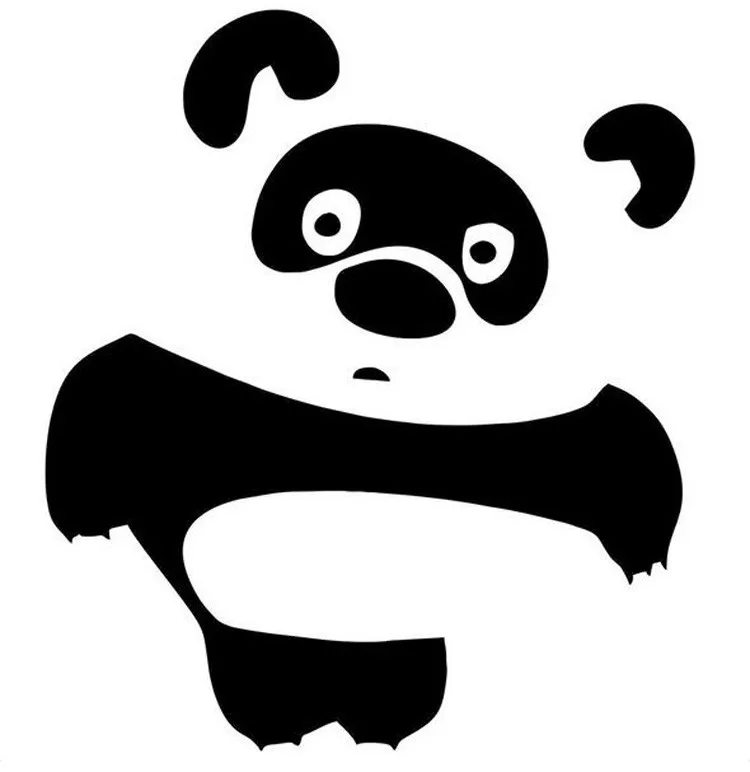 

Motorcycle Sticker PANDA Cartoon Car Sticker Decals Personalized Cute Panda Decorative Stickers Motorcycle Car Decals