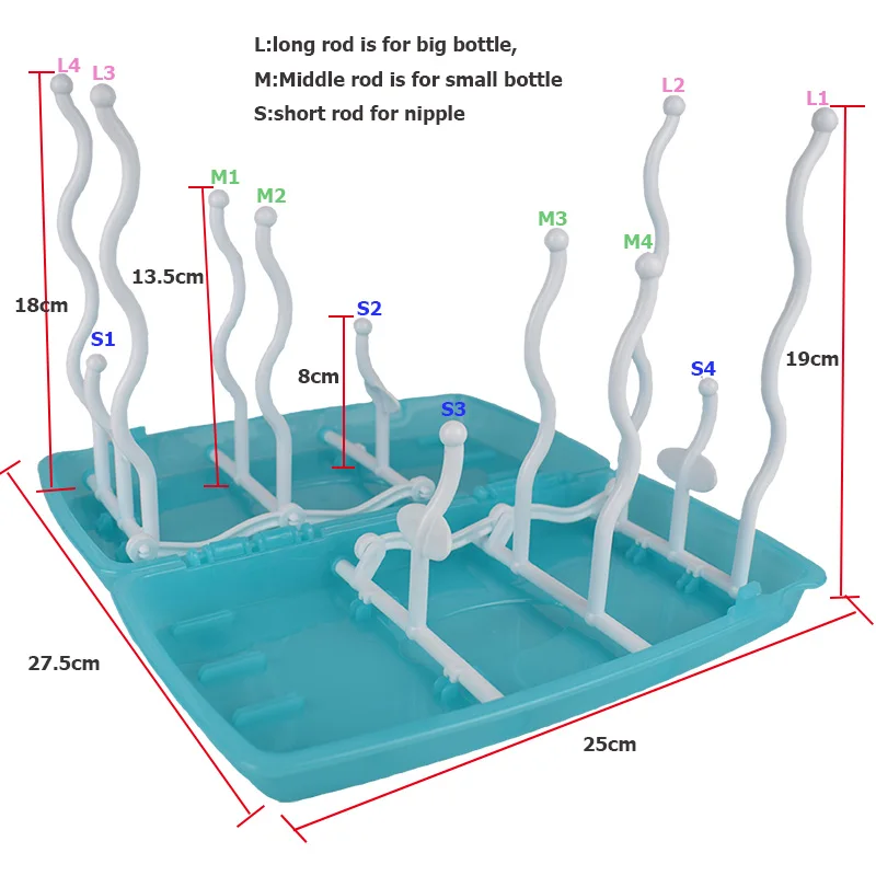 Сушилка дерево Хранение Полка для сосок детская пустышка на цепочке с прищепкой, Поильник держатель для чистки бутылочек и сушильная машина сушилка для посуды