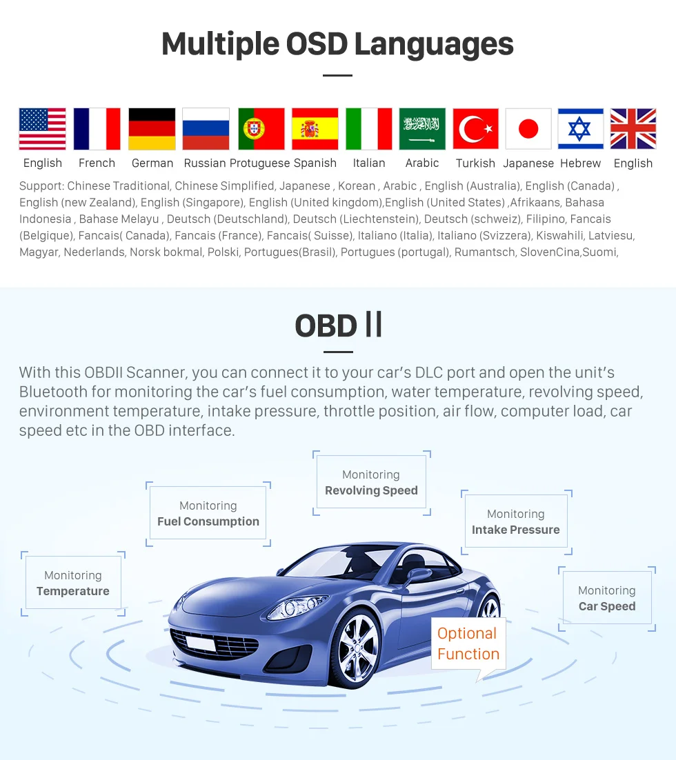 Discount Seicane Andriod 8.1 Car Radio Head Unit GPS Navi player For Universal VW Volkswagen Golf Polo Passat cc b5 b6 SEAT LEON Sharan 11