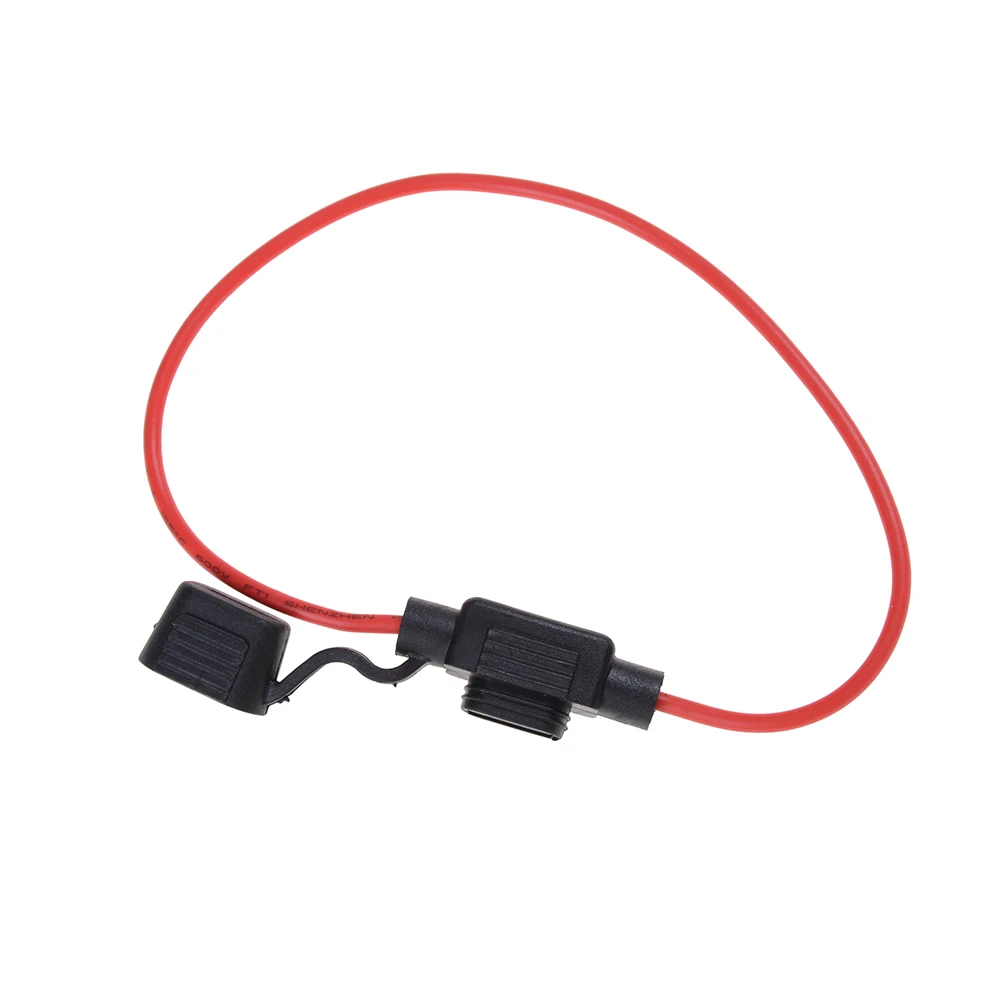 5Pcs Inline Blade Fuse Holder Auto 16/18 AWG Medium Car Fuse Holder Water-resistant Waterproof Automotive Fuse Holder With Cover