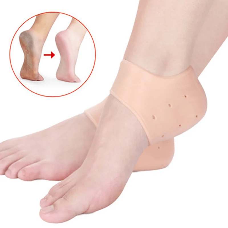 

Silicone Foot Protection Sock Set Crack Cracking Anti-Crack Socks Men And Women Heel Anti-Cracking Moisturizing Wear Foot Pain