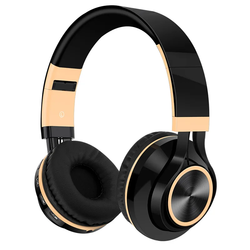 Складные беспроводные наушники Bluetooth 4 0 гарнитура с микрофоном и SD картой для игр