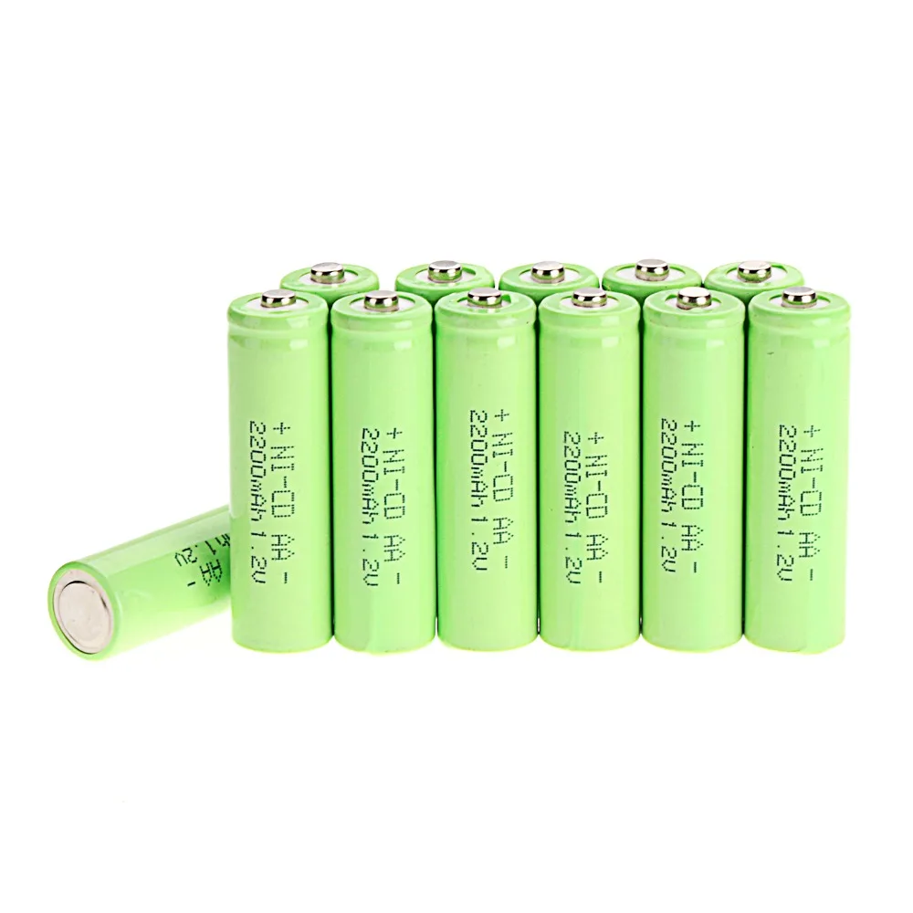 2 ~ 16 шт. Anmas Power AA 2200 мАч 1 В Ni CD аккумуляторная батарея для фонариков