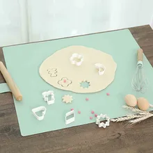 Тесто силиконовый тесто бытовой антипригарный коврик класс инструмент для нарезки выпечки еды панельный коврик экологичный