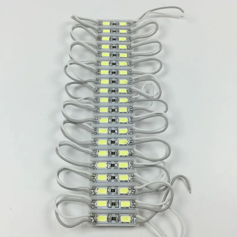 20 шт./лот светодиодный модуль холодного белого света 5730 SMD водонепроницаемый IP66