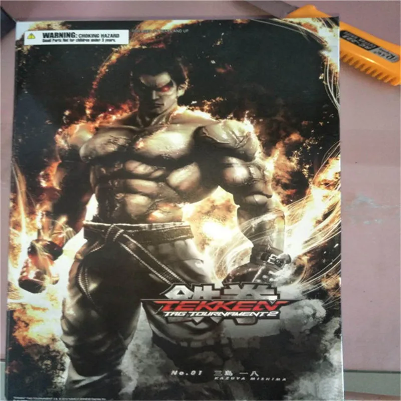 Популярная фигурка Tekken Kazuya Mishima Play Arts Kai, ПВХ, 26 см, 10,23 дюйма, игрушка в стиле аниме, подарок для друзей, кукла, коллекция моделей