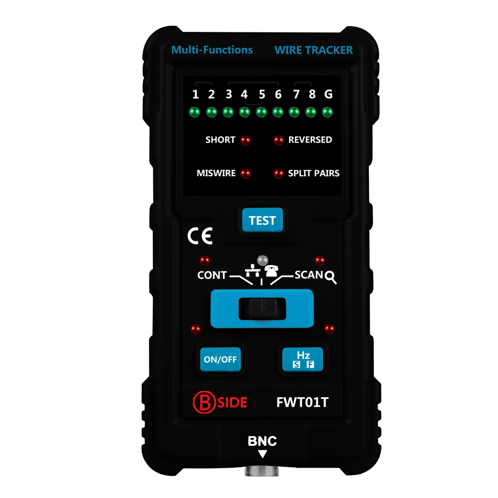 1 комплект Bside FWT01 Многофункциональный ручной сетевой кабель RJ45 RJ11 LAN Ethernet провод трекер Finder метр тестер телефонной линии