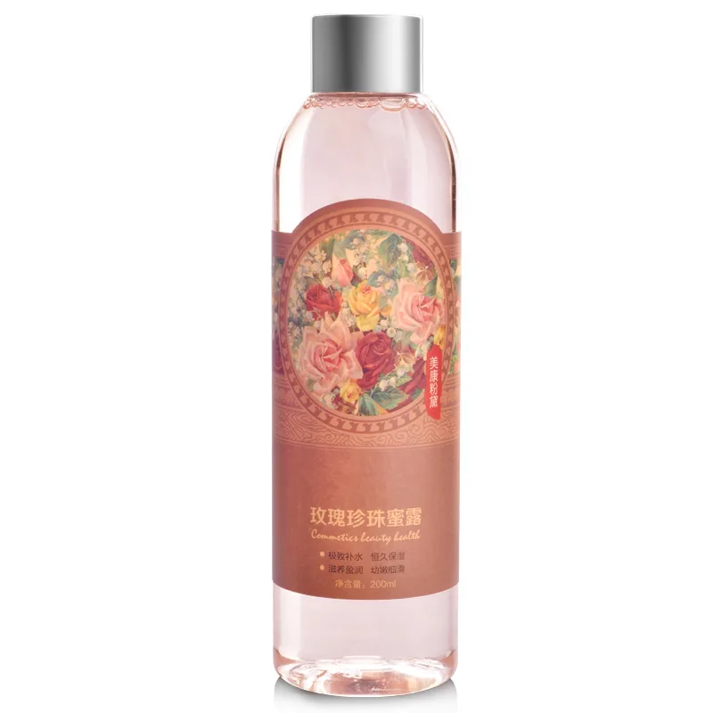 

Health Skin Care Rose Pearl Honeydew Deep Moisturizing Hydrating Toner 200ml Tender Smoothing Anti Aging Fine Lines Remover
