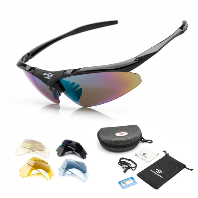 Special Offers 5 Groups of Lenses Bicycle Glasses Polarized Sunglasses Goggles Cycling Eyewear