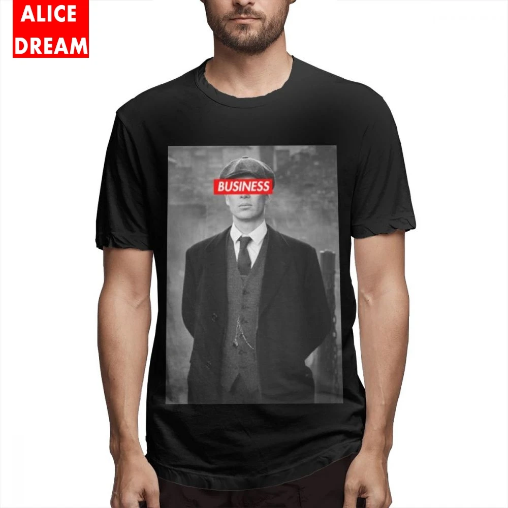 Camisetas de algodón de calidad Peaky Blinders Camiseta de cuello redondo de gran tamaño de Hip Hop Tommy Ester|Camisetas| - AliExpress