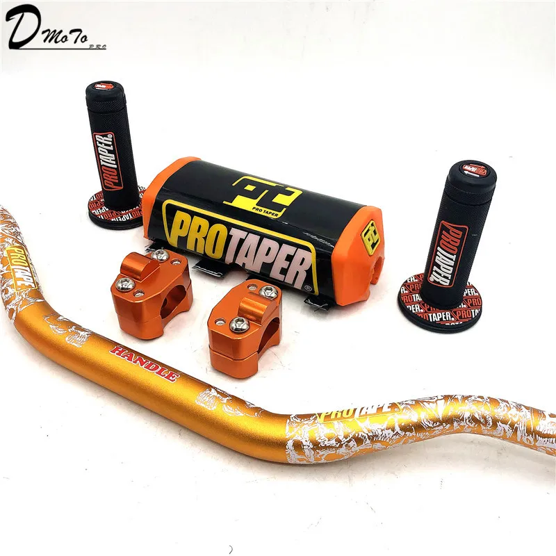 Руль для PRO Taper Pack Bar 1-1/" ручка бар колодки ручки Pit Pro Racing Dirt Pit Bike мотоцикл CNC 28,5 мм адаптер