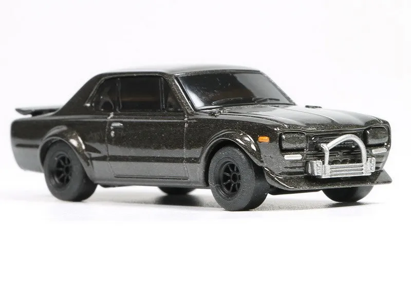 Kyo в английском стиле ретро OEM 1: 64 Nissan Skyline KPGC10 брелок для автомобильных ключей, первое поколение версии бога войны игрушки для детей оптом