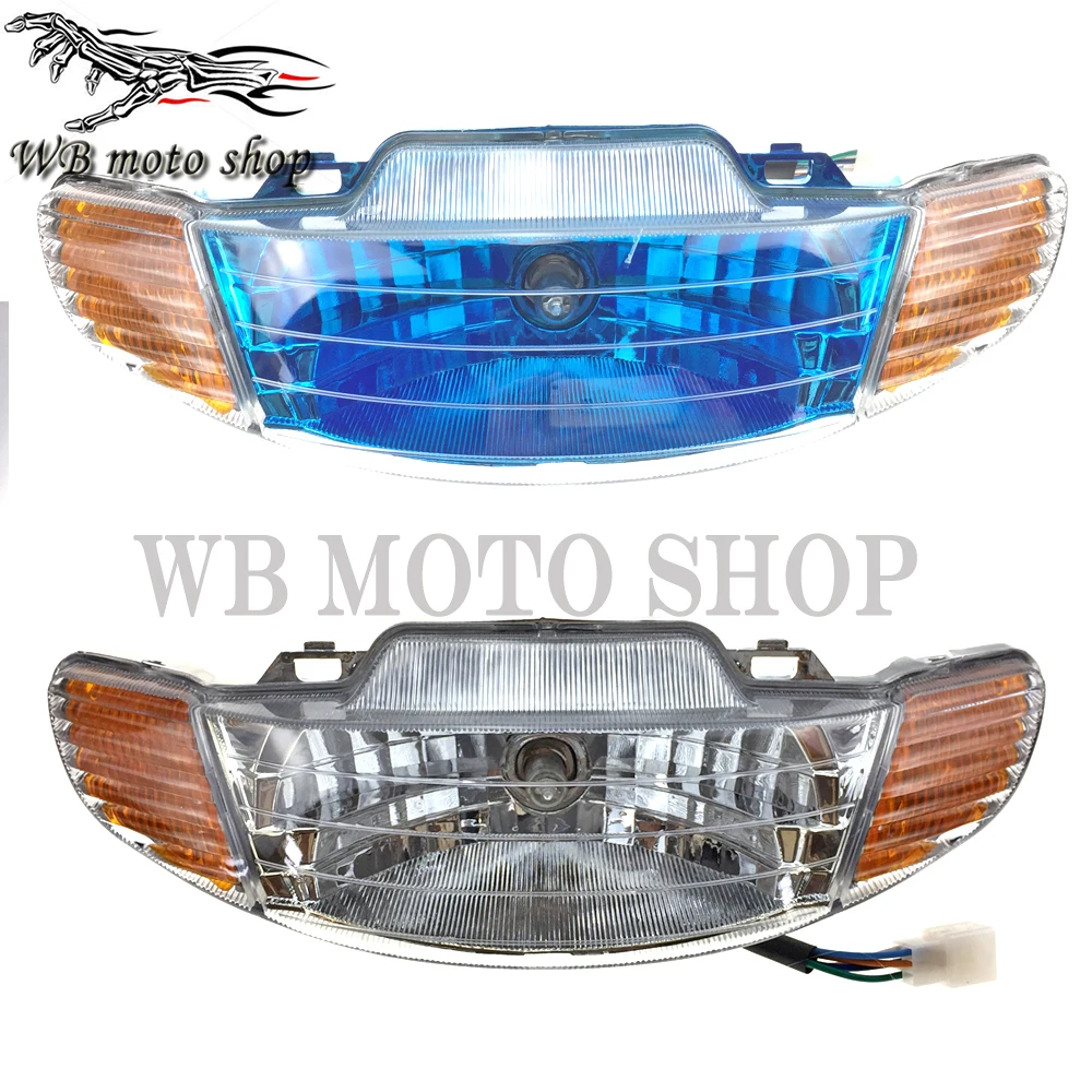 

free shipping motorcycle lights motorcycle headlights white blue headlight for Honda DIO 50cc ZX AF34 AF34.5 Motorcycle scooter