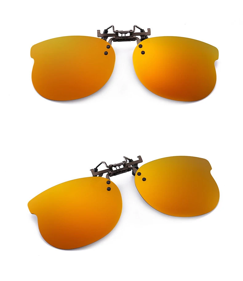 Для мальчиков и девочек, Поляризованные, пристегиваемые солнцезащитные очки, солнцезащитные очки для рыбалки, ночью анти-УФ, для вождения для рыбалки, выполненные в двух стилях солнцезащитные очки зажимы зеркало UV400 ZB-69
