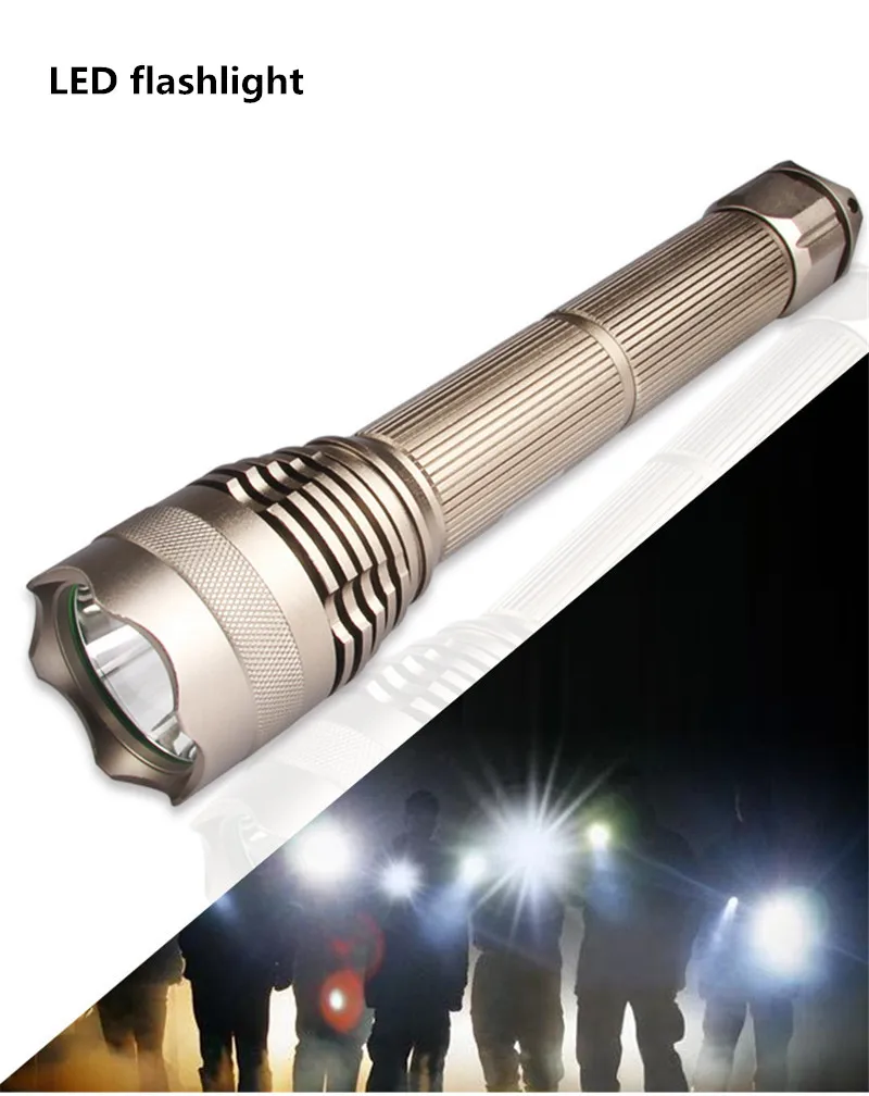Супер яркий факел Портативный кемпинг фонари сильный Открытый алюминиевый сплав затемнения фонарик