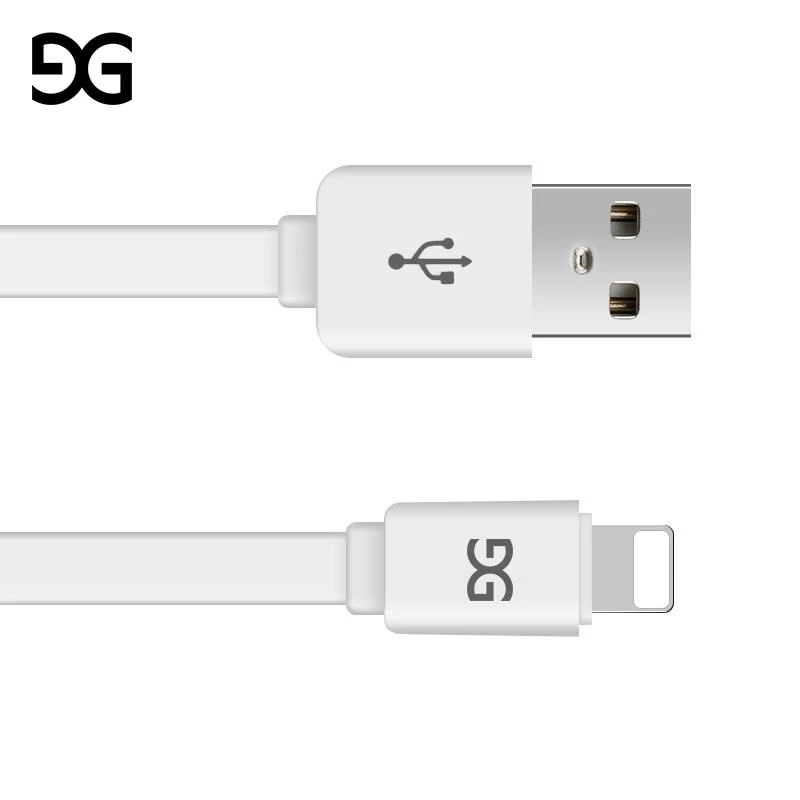 

GUSGU Original USB Cable for iPhone 5S 6 6S 7 8 X Phone Cable Fast USB Cable for iPhone Sync Data USB Charging Cable for iPad