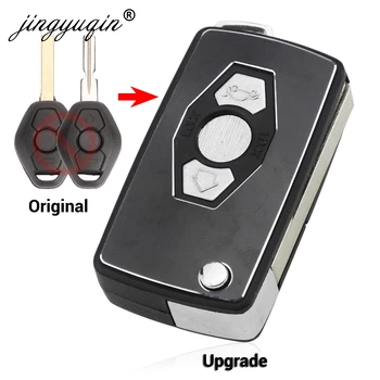 

jinyuqin Remote Modified Flip key Shell Case For BMW X3 X5 Z3 Z4 1/3/5/7 Series E36 E38 E39 E46 E53 E60 E61 E63 E64 E81 E83 E85