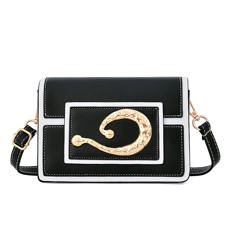 

Woman Shoulder Bag Fashion Metal Logo Women Bag Leather Handbags Small Flap Crossbody Bags for Women Messenger Bags
