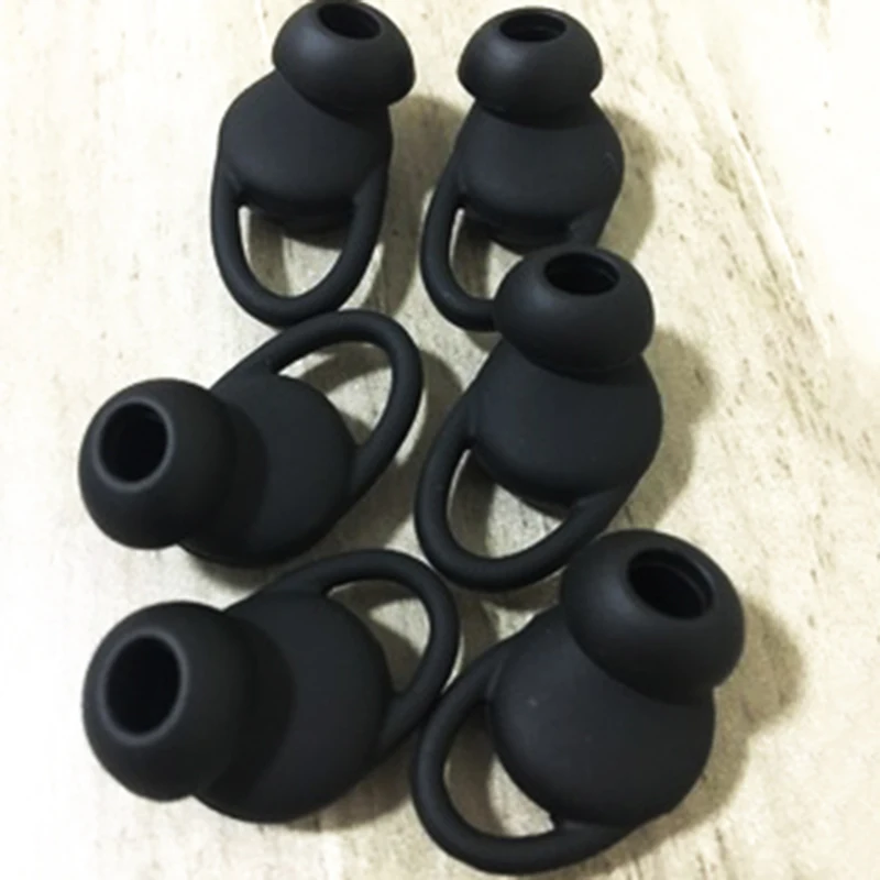 Black Replacement earbuds Ear Pads For Meizu EP51 In Ear Sports