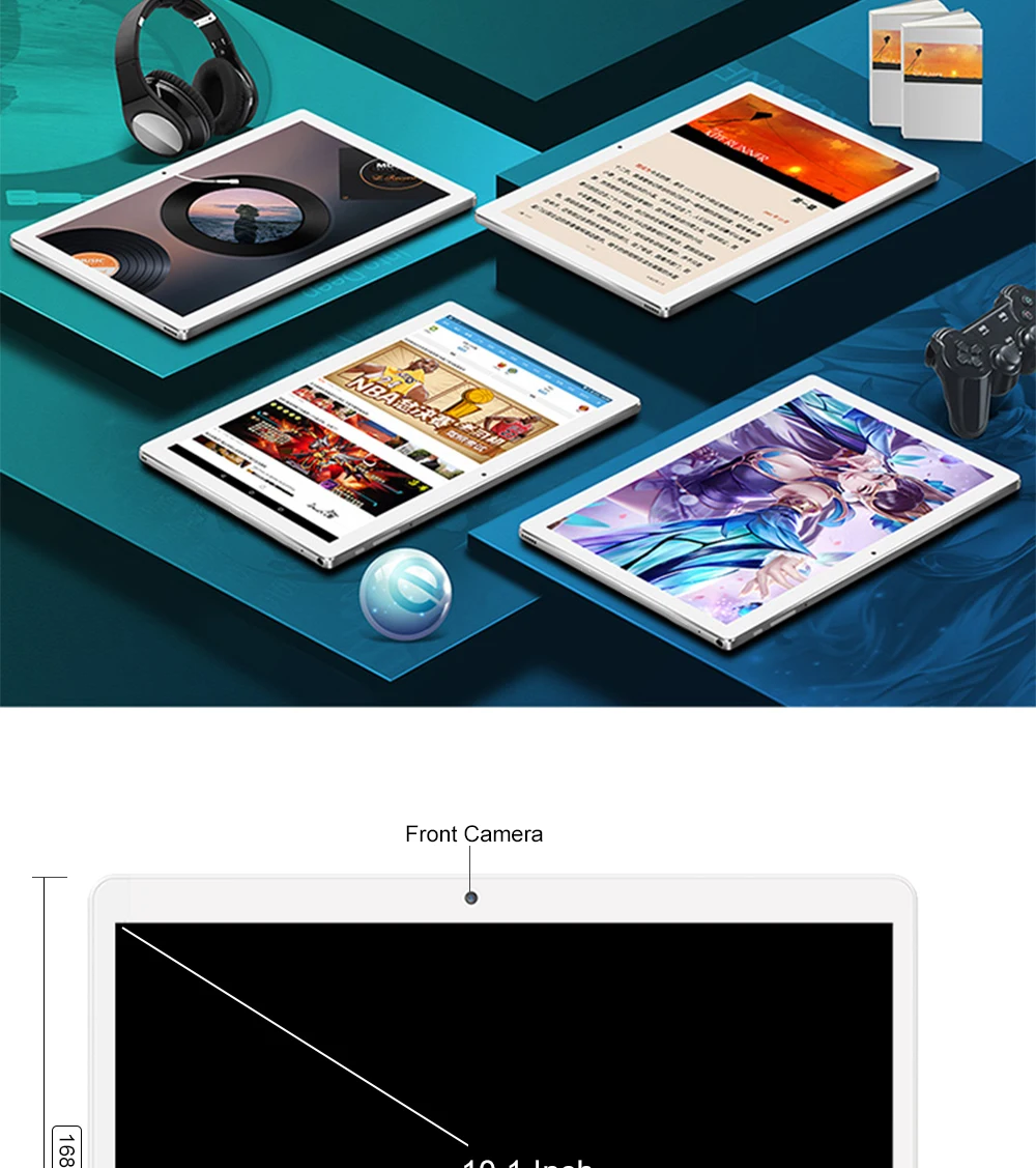 10,1 дюймов, планшетный ПК, 10 ядер, 4G, LTE, планшеты, Android 7,0, ram, 4 Гб rom, 64 ГБ, две sim-карты, Bluetooth, gps, планшеты, Deca Core